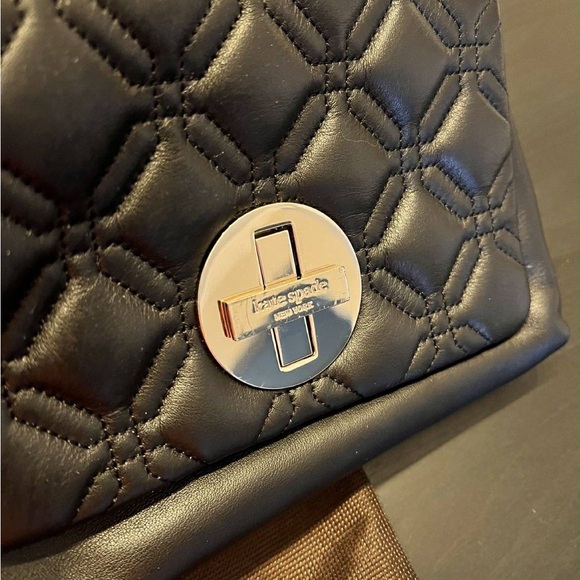Kate Spade Quilted Black Crossbody Bag - Picture 4 of 6